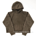 Mens Cotton Vintage Wash Distressed Pullover Hoodies